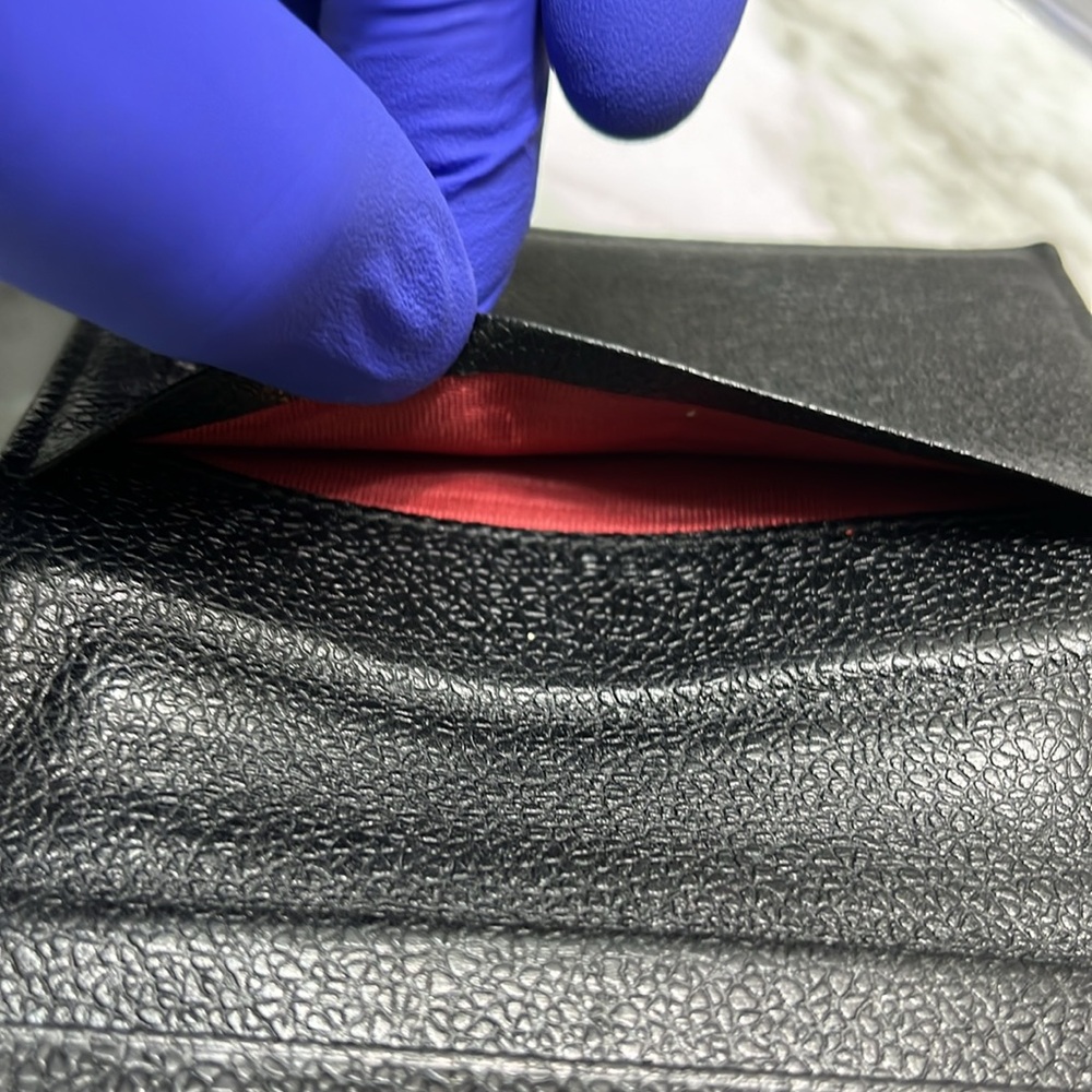 Bvlgari Unisex Wallet Signature Logo Mania Black Silver Authentic In EUC - Picture 7 of 13